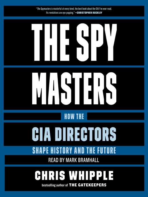 Title details for The Spymasters by Chris Whipple - Wait list
